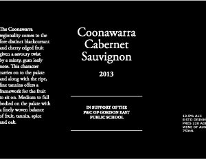 GEPS Coonawarra Cabernet Sauvignon 2013